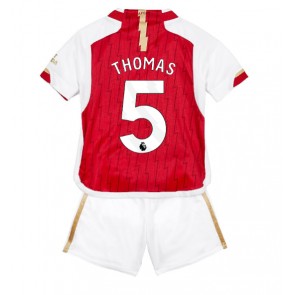 Arsenal Thomas Partey #5 Hemmaställ Barn 2023-24 Kortärmad (+ Korta byxor)